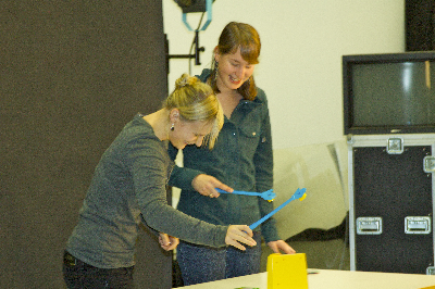 Kristina und Celia beim Casting Kristina und Celia beim Casting Foto © Sara Ollé